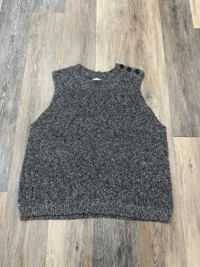 FrictionResistantEdges Minimalist Stitching Sweater Short Sleeve By Michael Stars In Grey, Size: Xl