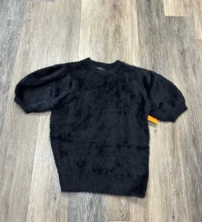 SustainableBlend Sweater Short Sleeve By Ontwelfth In Black, Size: M