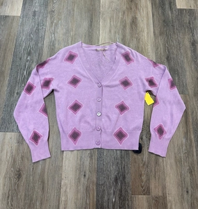 Sweater By Esqualo In Purple, Size: M FourWay Stretch
