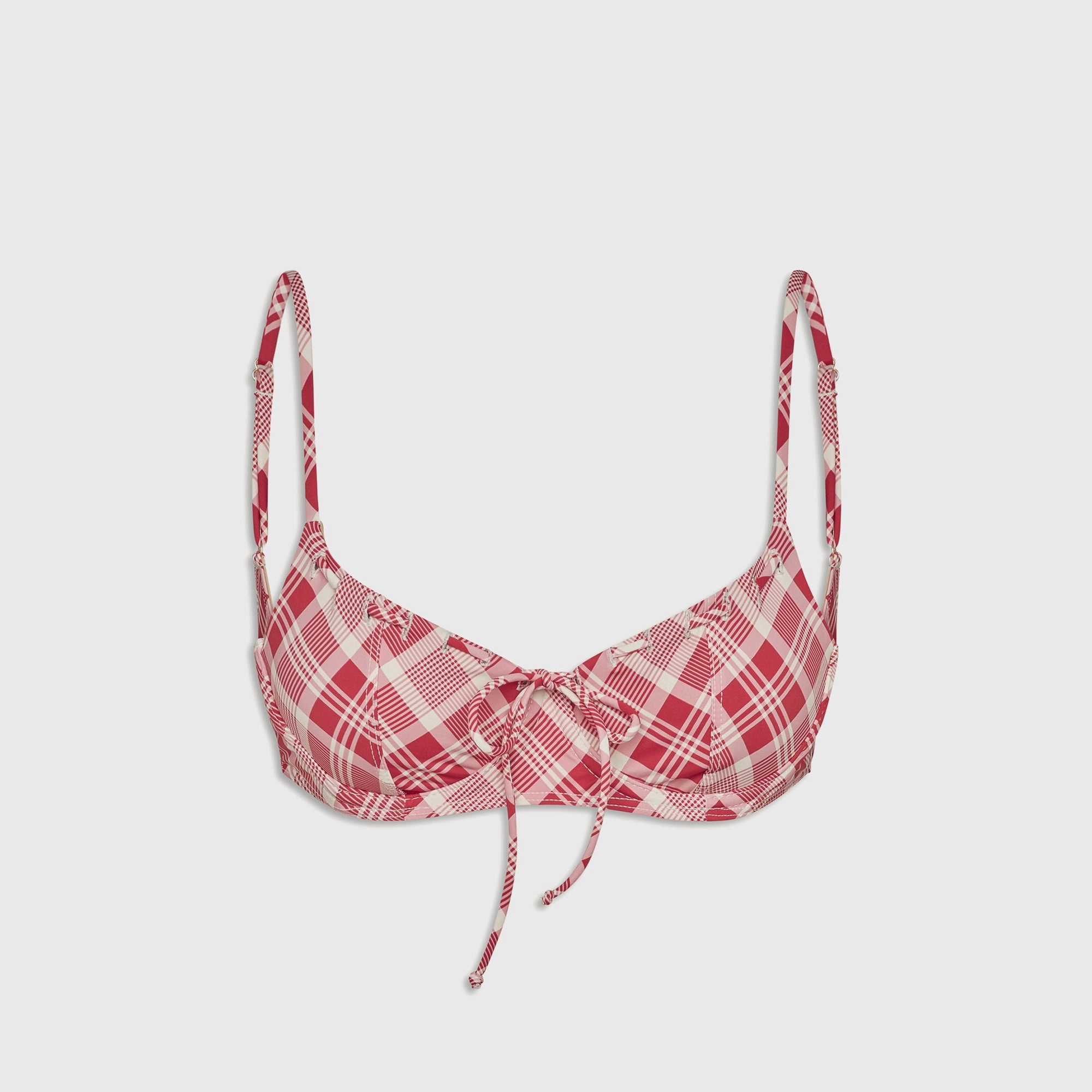 Beach Vacation Bella Hadid x Frankies Bikinis Cola Top - Lovers Lane