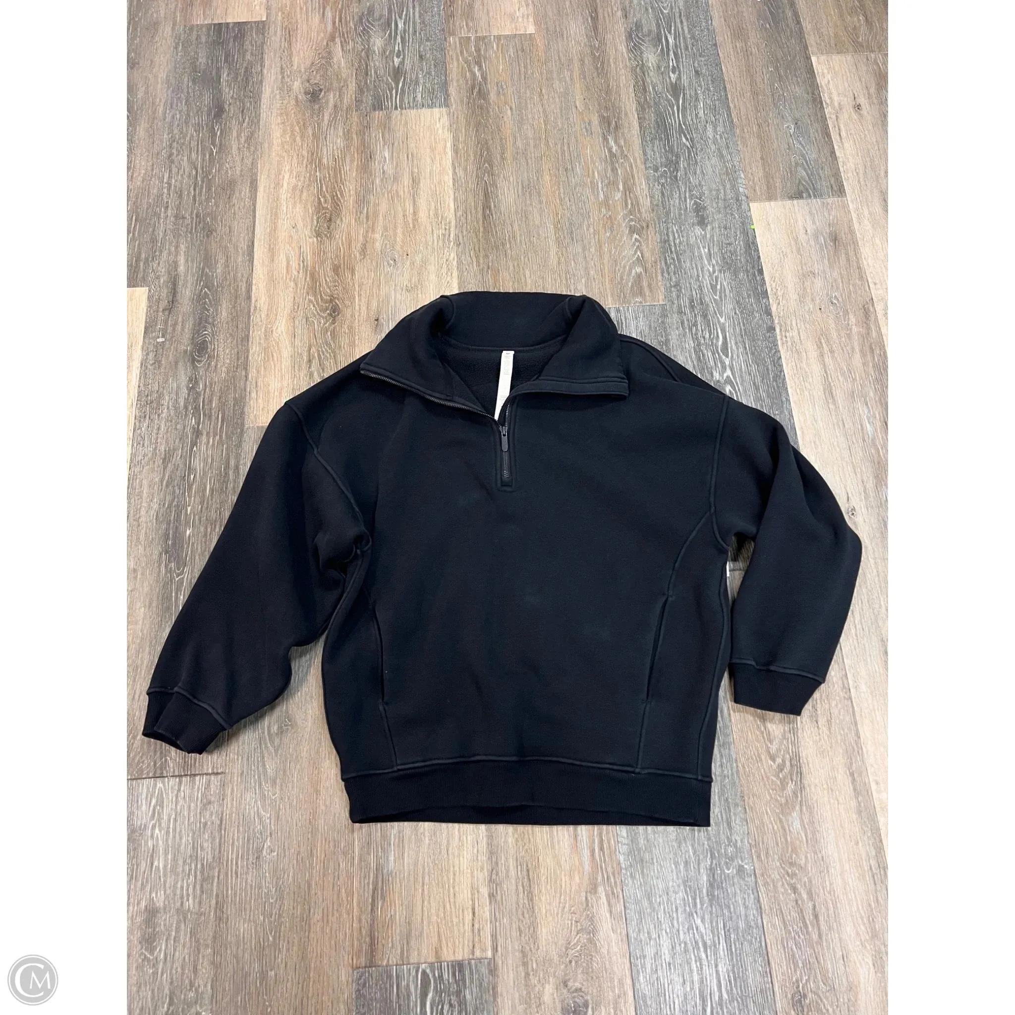 Fade Resistant Finish Sweatshirt Collar By Lululemon In Black, Size: XS/S