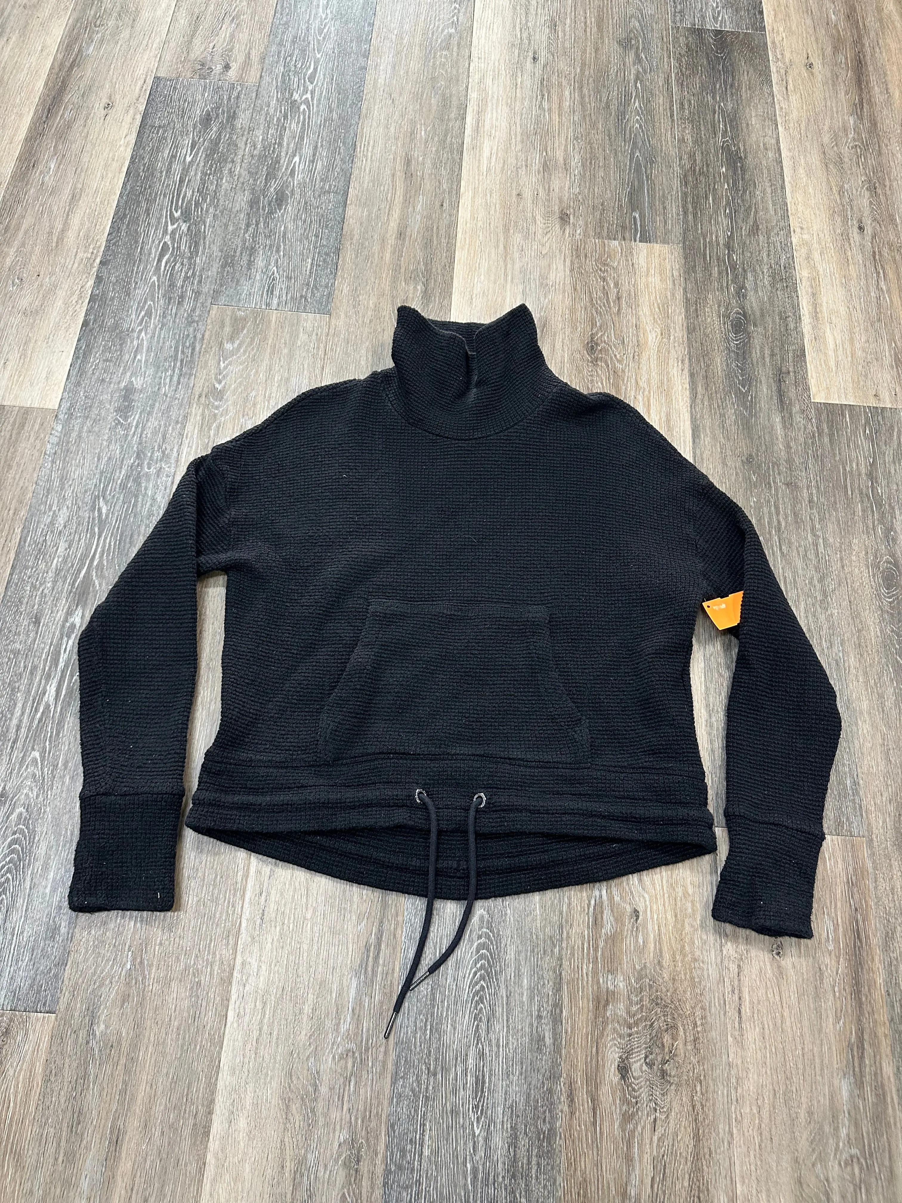 Architectural Tailoring Thermal Insulation Layer Sweatshirt Collar By Sweaty Betty In Black, Size: S