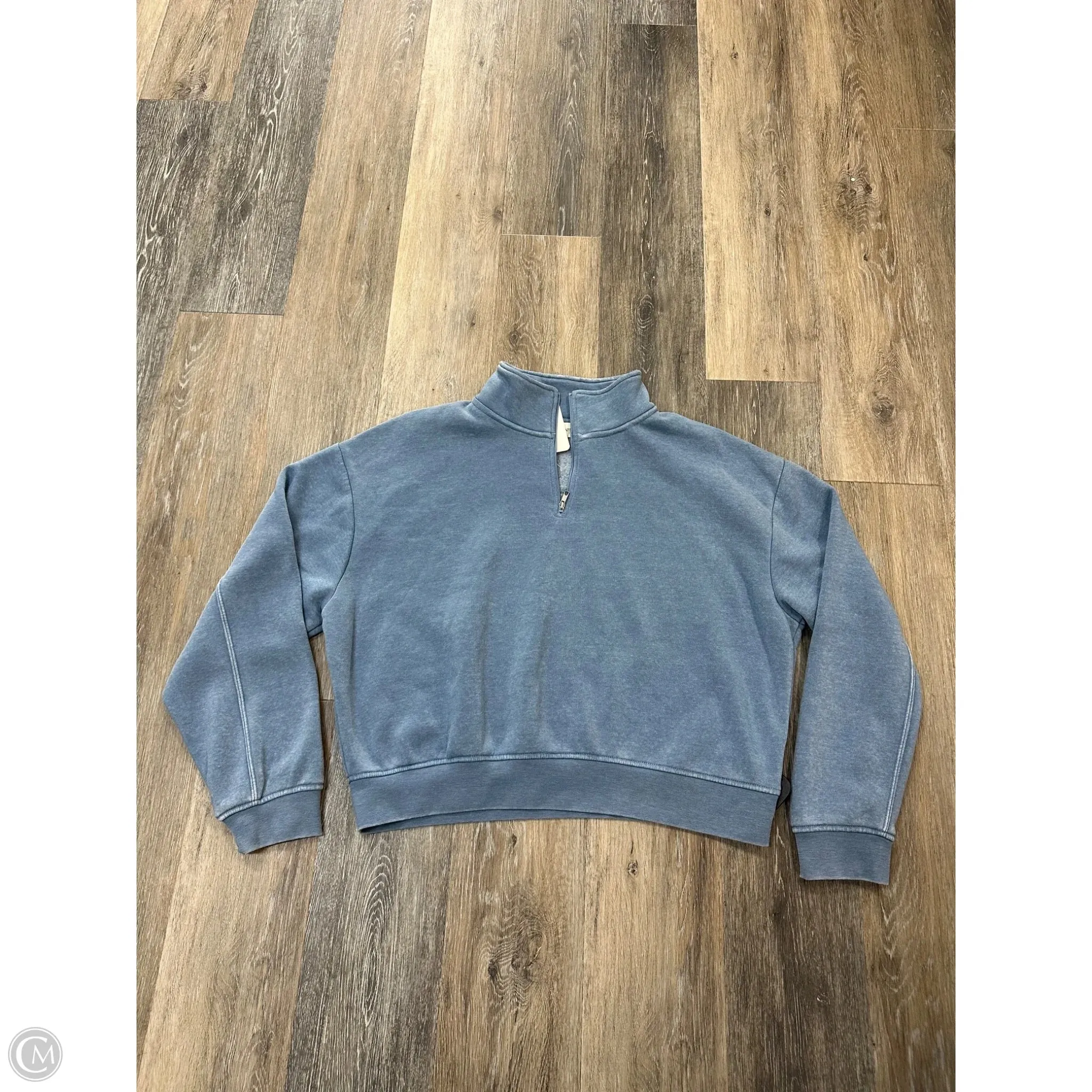Sweatshirt Collar By The Nines In Blue, Size: L UV Protective Coating