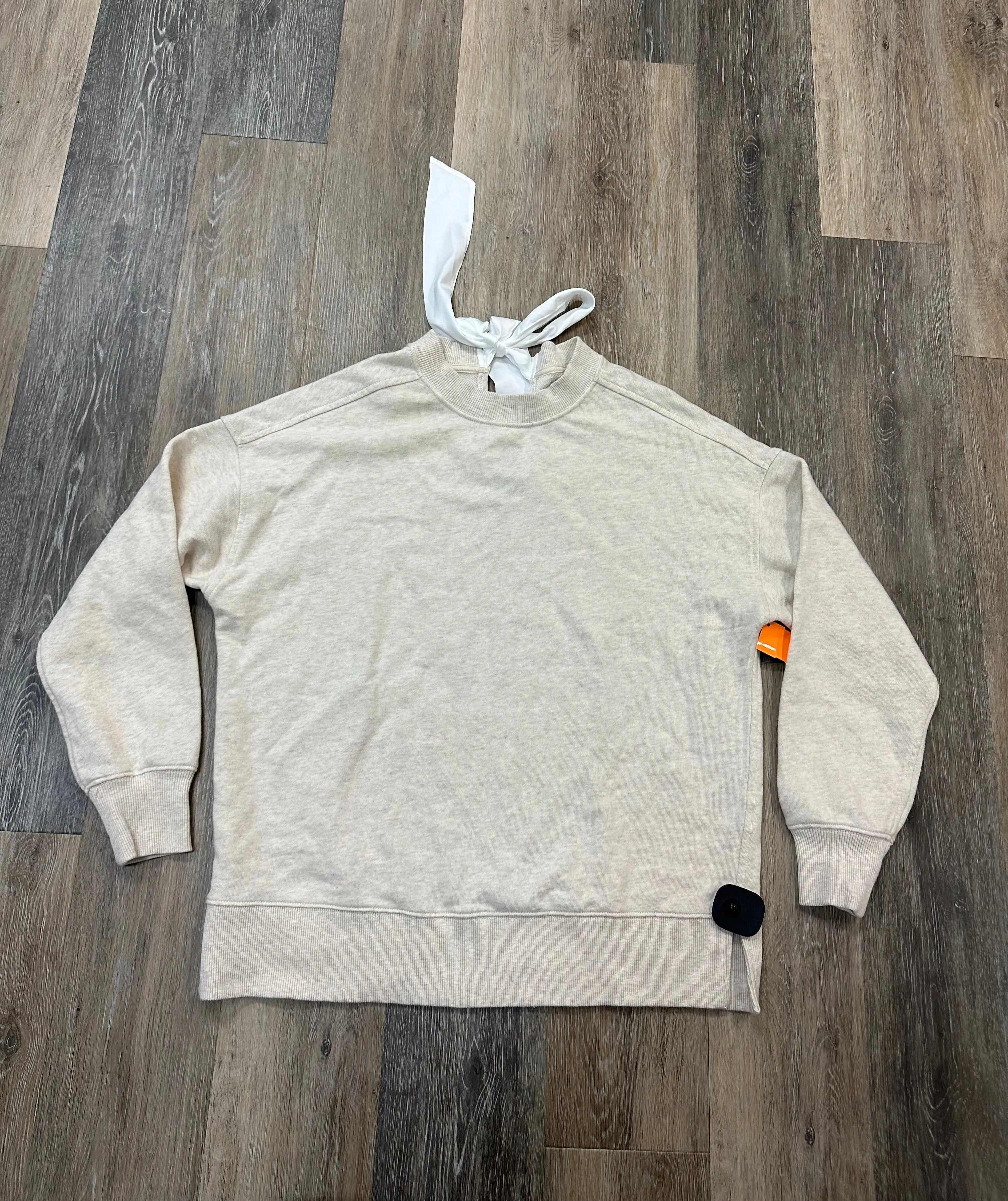 ReinforcedHems Tagless Design Sweatshirt Crewneck By Aerie In Cream, Size: Xxs