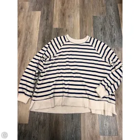 Sweatshirt Crewneck By Aerie In Striped Pattern, Size: Xxl Thermal Regulating Design