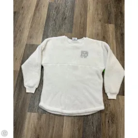 Sweatshirt Crewneck By Disney Store In White, Size: M LowMaintenance Fabric