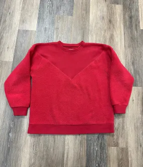 Sweatshirt Crewneck By Dudley Stephens In Pink, Size: Xl ReinforcedShoulderConstruction