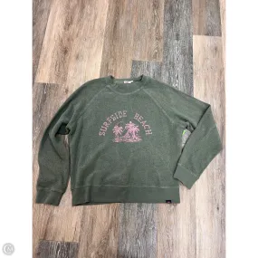 Hot Weather Multi Pocket Configuration Sweatshirt Crewneck By Faherty In Green, Size: M