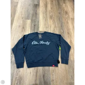 Sweatshirt Crewneck By Ole Smoky In Blue, Size: S Timeless Cut FlexibleNeckline