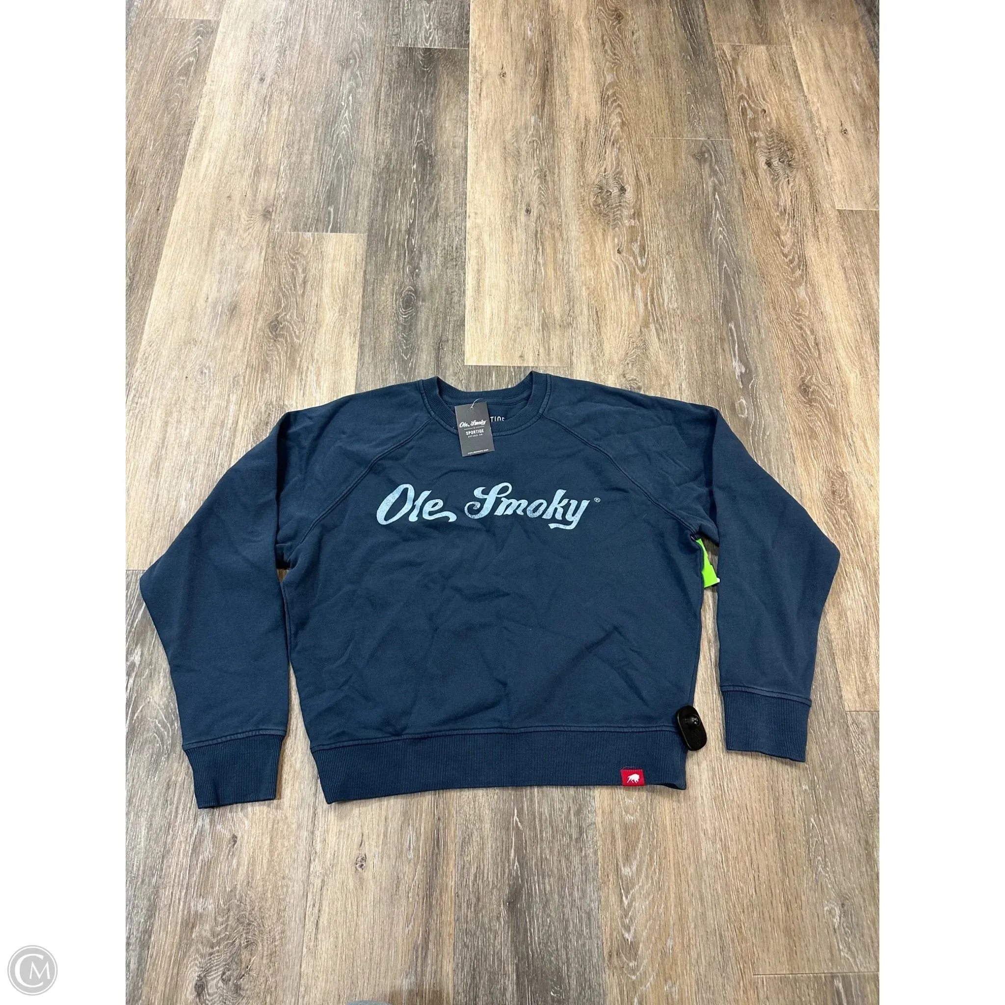 Sweatshirt Crewneck By Ole Smoky In Blue, Size: S Timeless Cut FlexibleNeckline