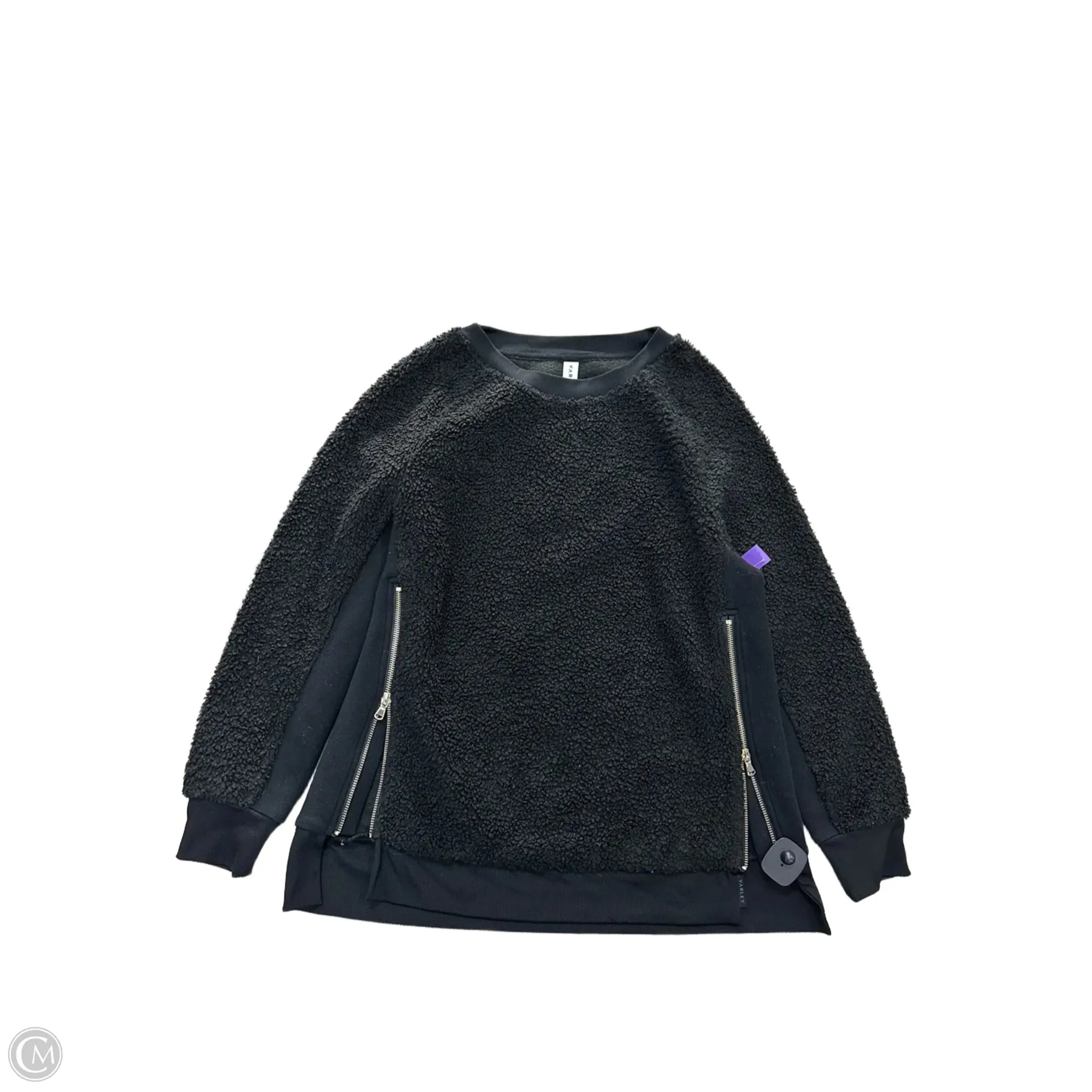 Sweatshirt Crewneck By Varley In Black, Size: S Reflective Detailing