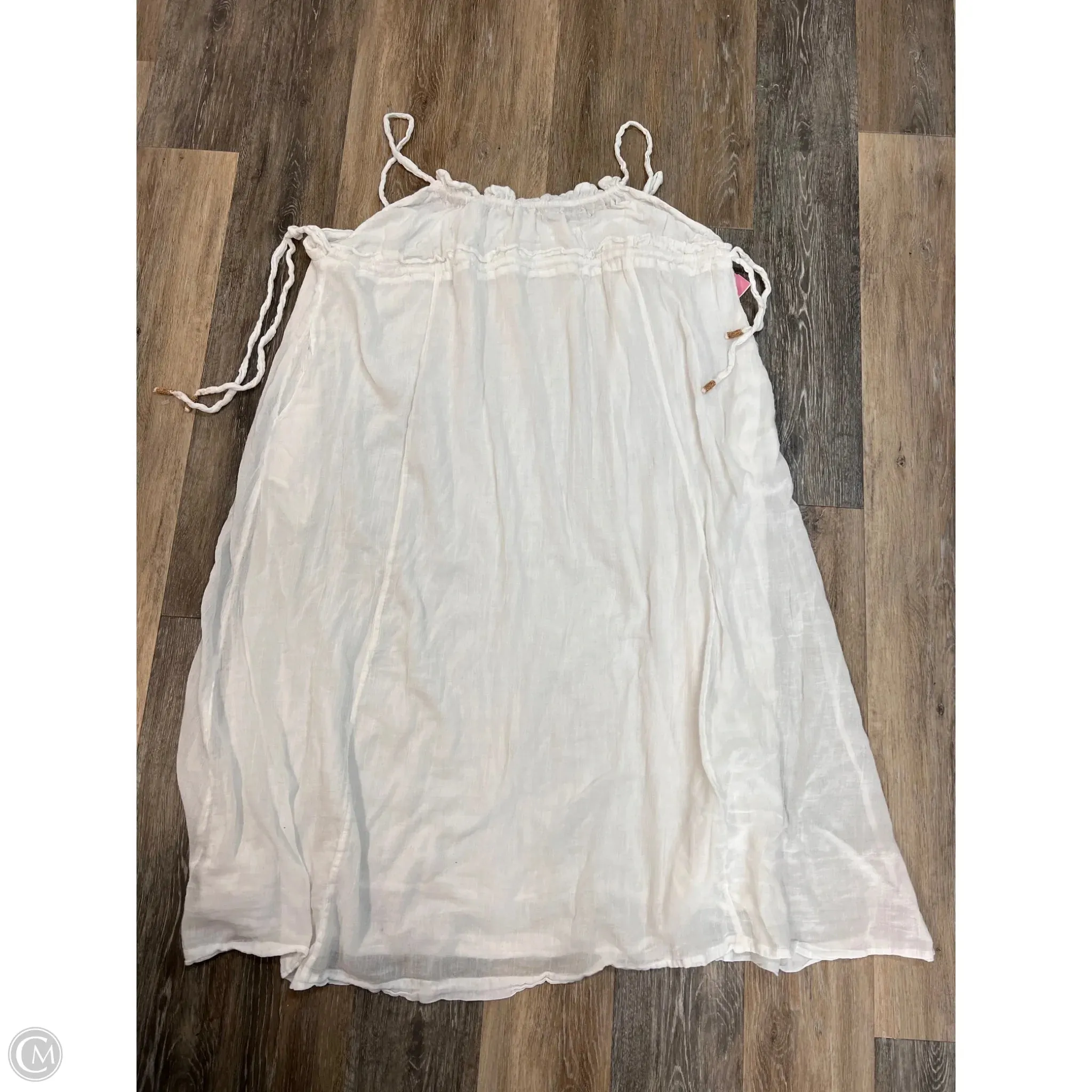 Swimwear Cover-up By Free People In White, Size: L ReinforcedHems NonIrritatingStitching