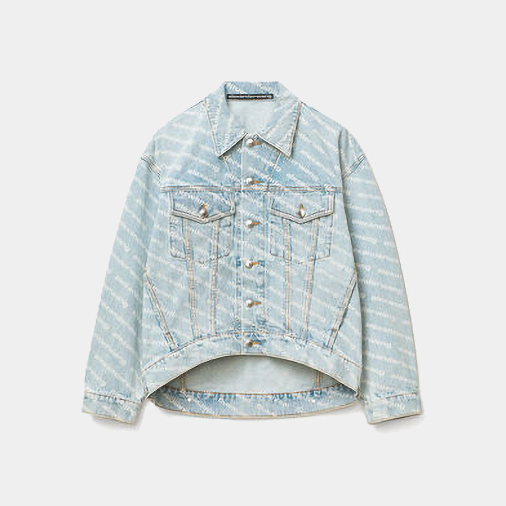 T by Alexander Wang Falling Back Jacket - Pebble Bleach WrinkleFreeFinish