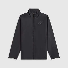 High Neck Zippered Closures Arc'teryx Solano Jacket - Black