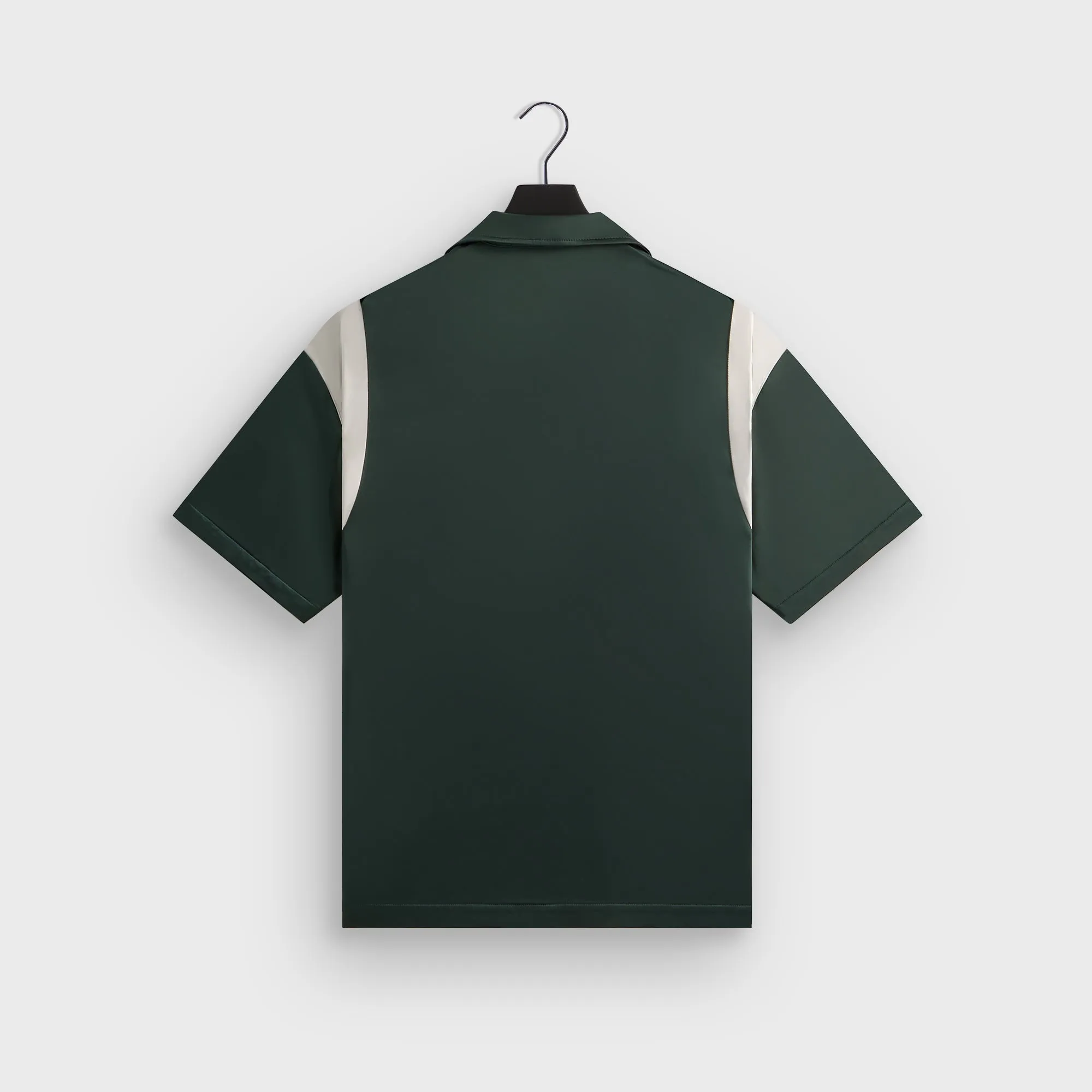 &Kin Washed Satin Landon Souvenir Shirt - Stadium Roll-Up Sleeve
