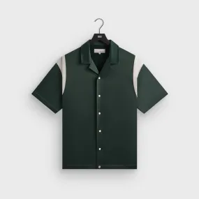 &Kin Washed Satin Landon Souvenir Shirt - Stadium Ombre look Non Iron Material