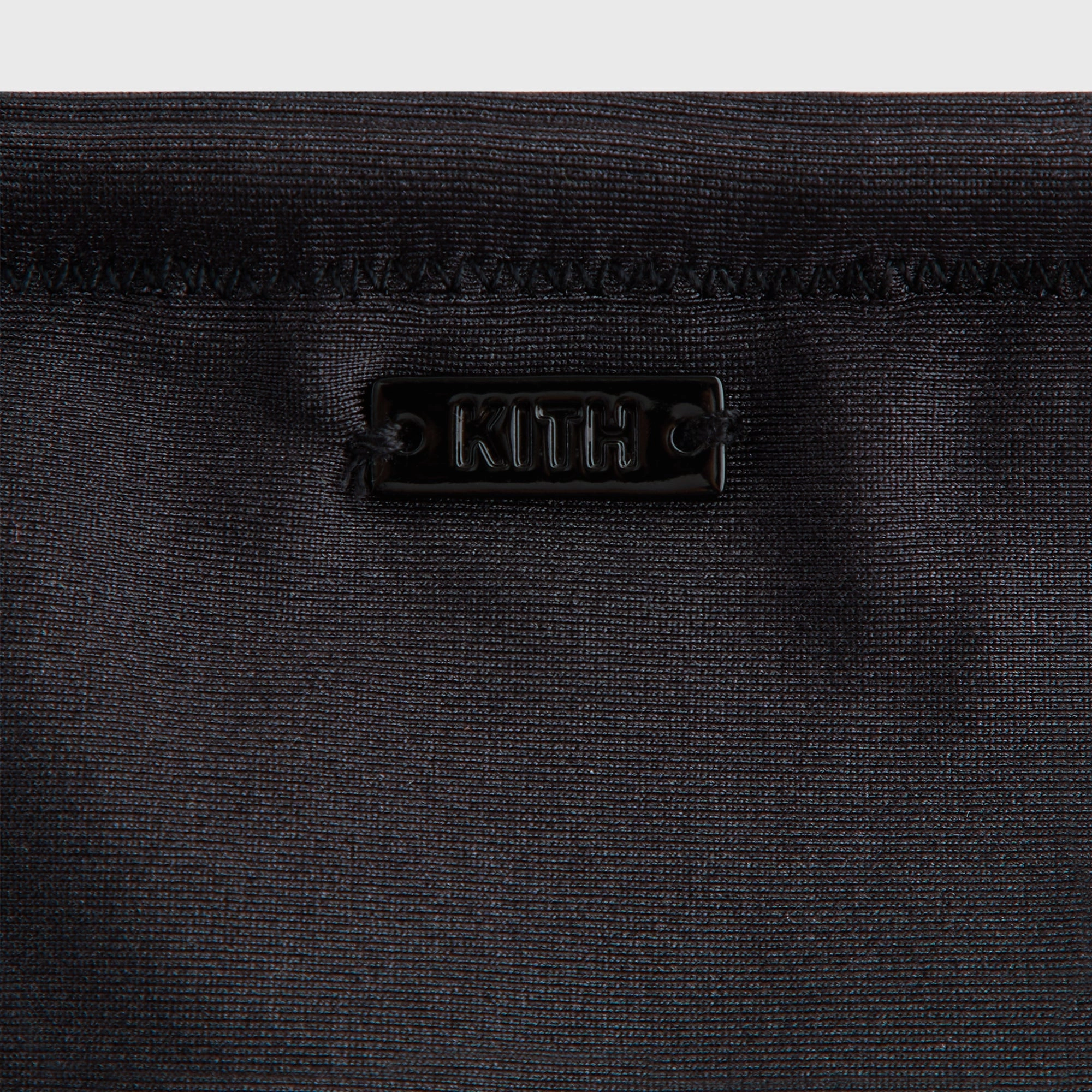 Kith Women Tova Tie Bottom - Black Water Play Wide Shoulder Straps