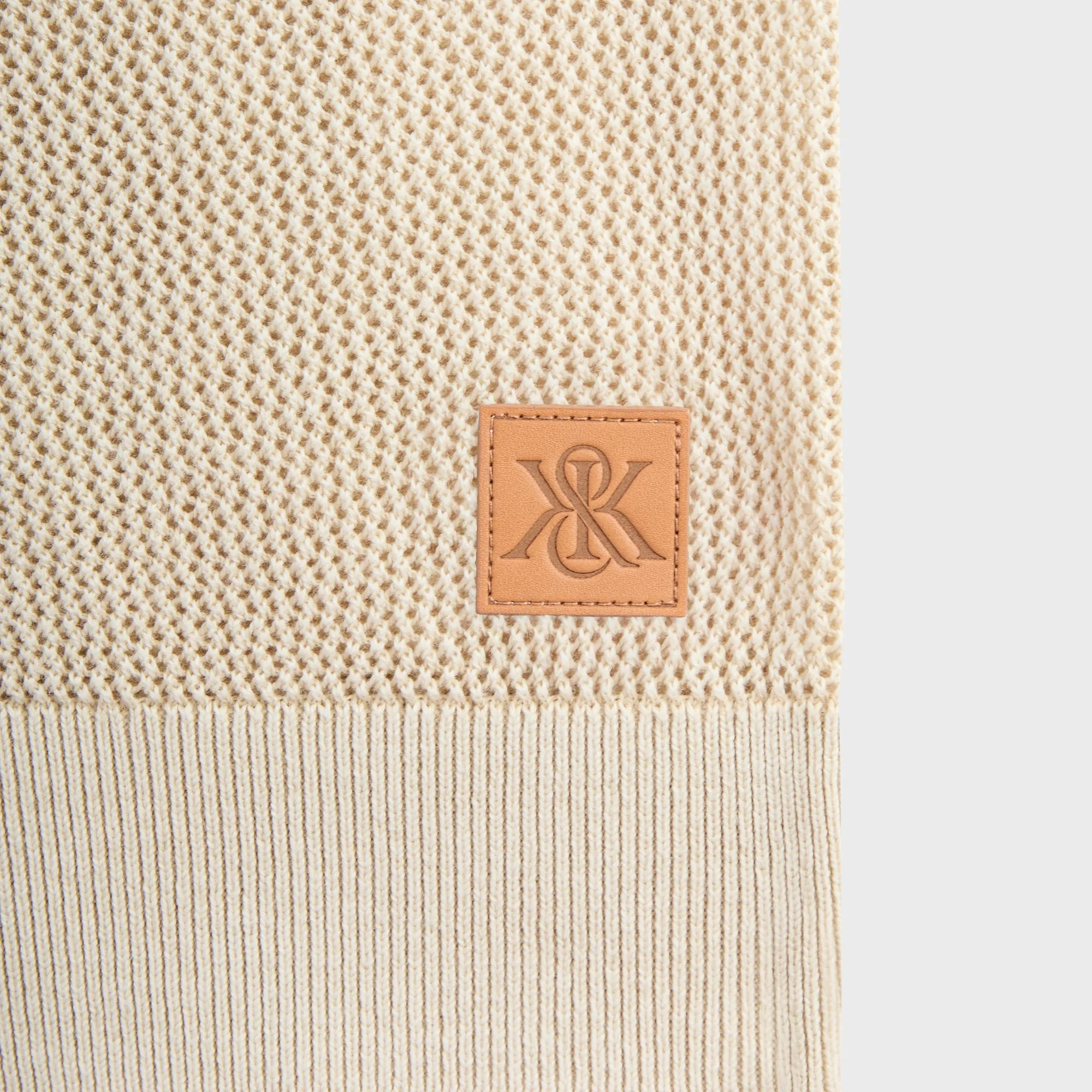 Kith Open Knit Drew Polo - Veil Travel Staple Comfortable Collar