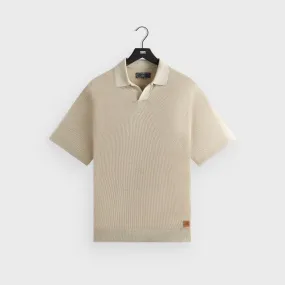 Breathable mesh lining Breathable knit Kith Open Knit Drew Polo - Veil