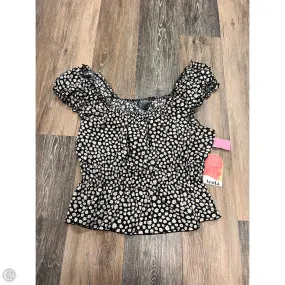 Relaxed Hoodie FlexibleElasticatedEdging Tank Top By Arula In Floral Print, Size: Xl