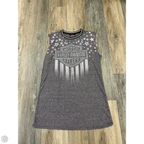Layered Ventilation Zones Tank Top By Harley Davidson In Purple, Size: S