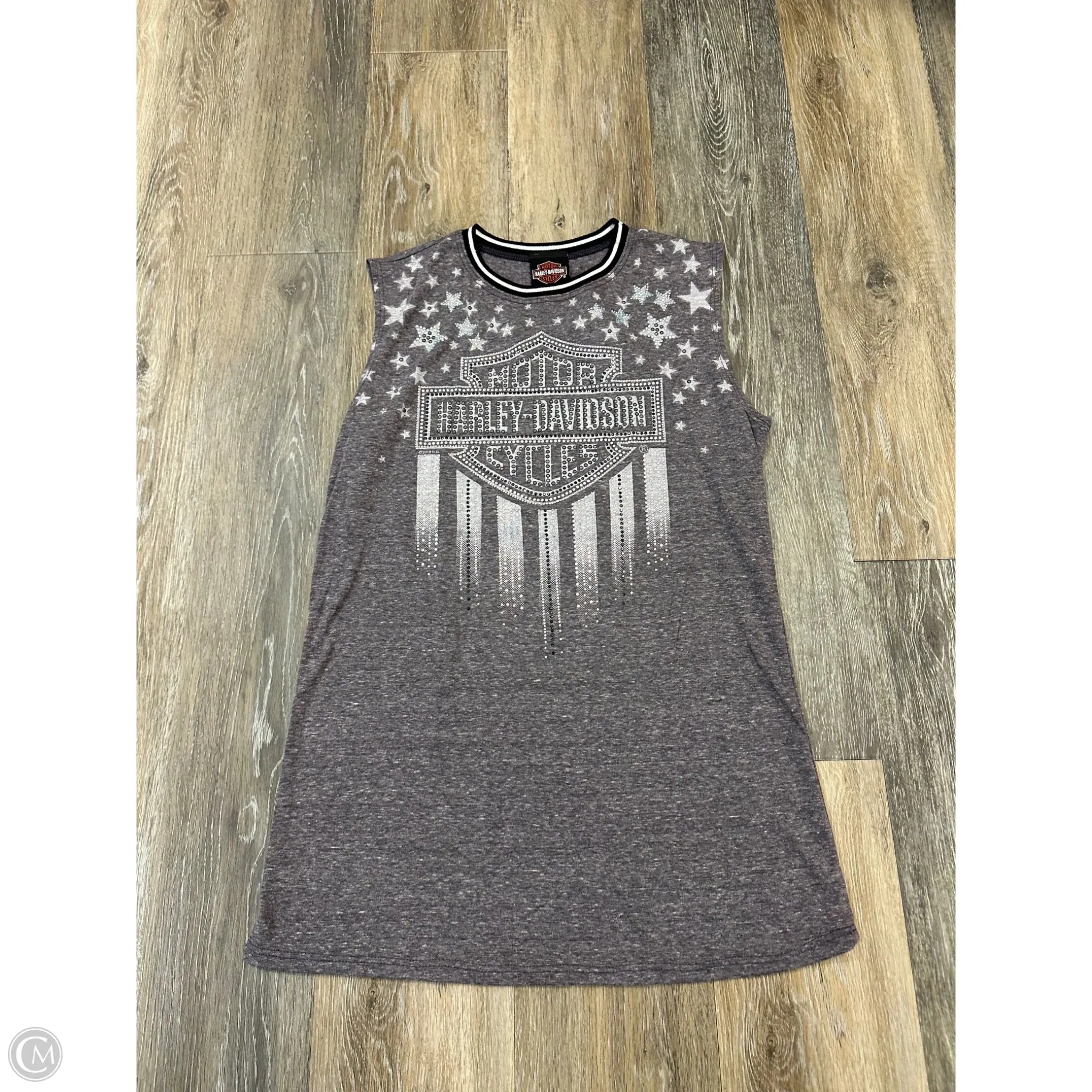 Layered Ventilation Zones Tank Top By Harley Davidson In Purple, Size: S