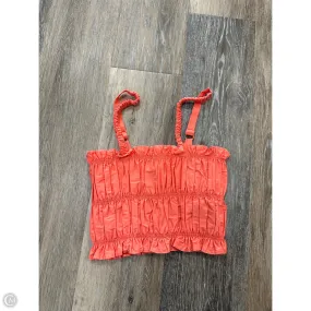 Airflow Mesh Panel OdorResistantFinish Tank Top By Levis In Coral, Size: Xs