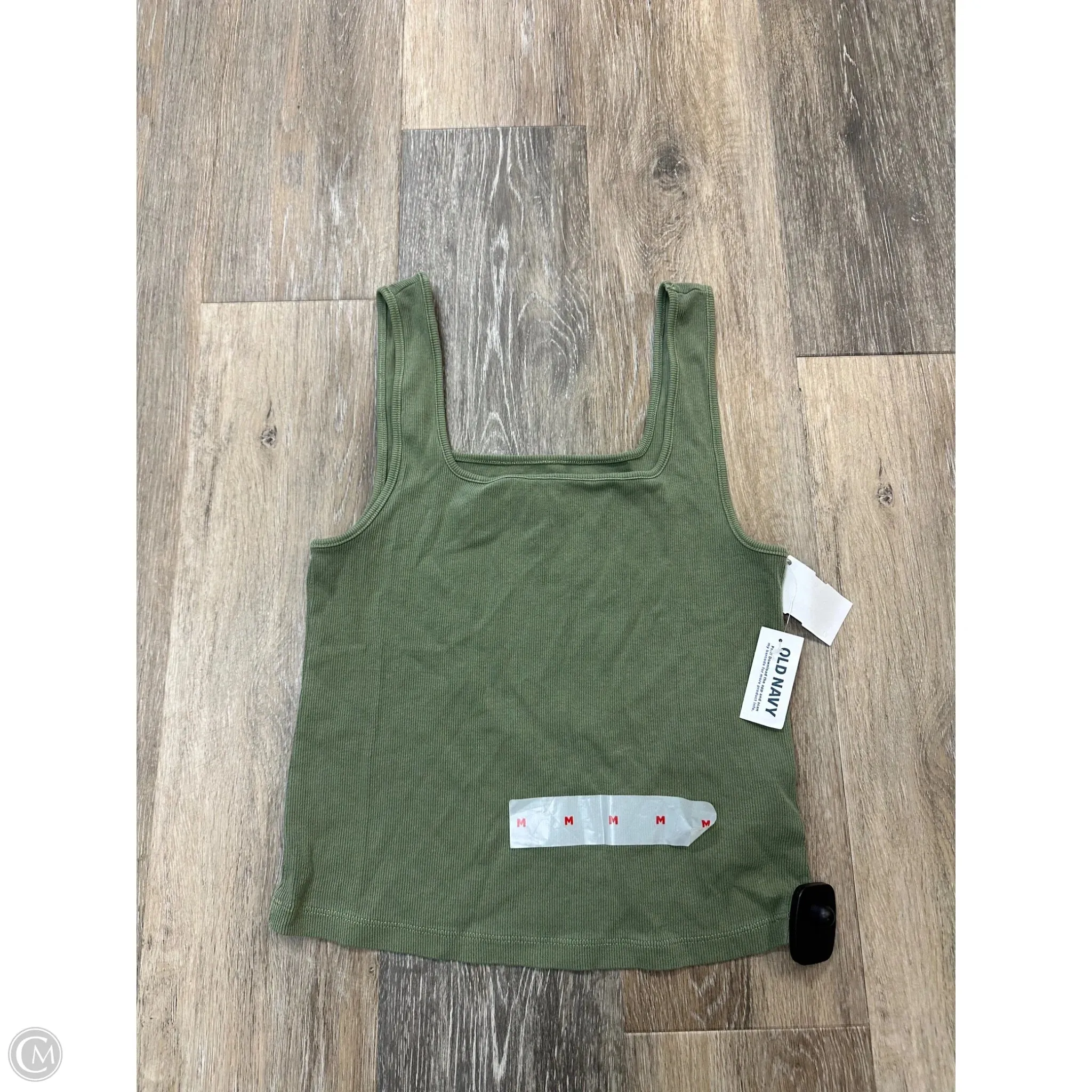 WaffleWeave Tank Top By Old Navy In Green, Size: M