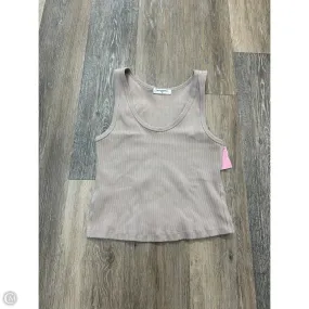 Tank Top By Perfect White Tee In Beige, Size: S Friction Resistant Finish DualLayer Weave