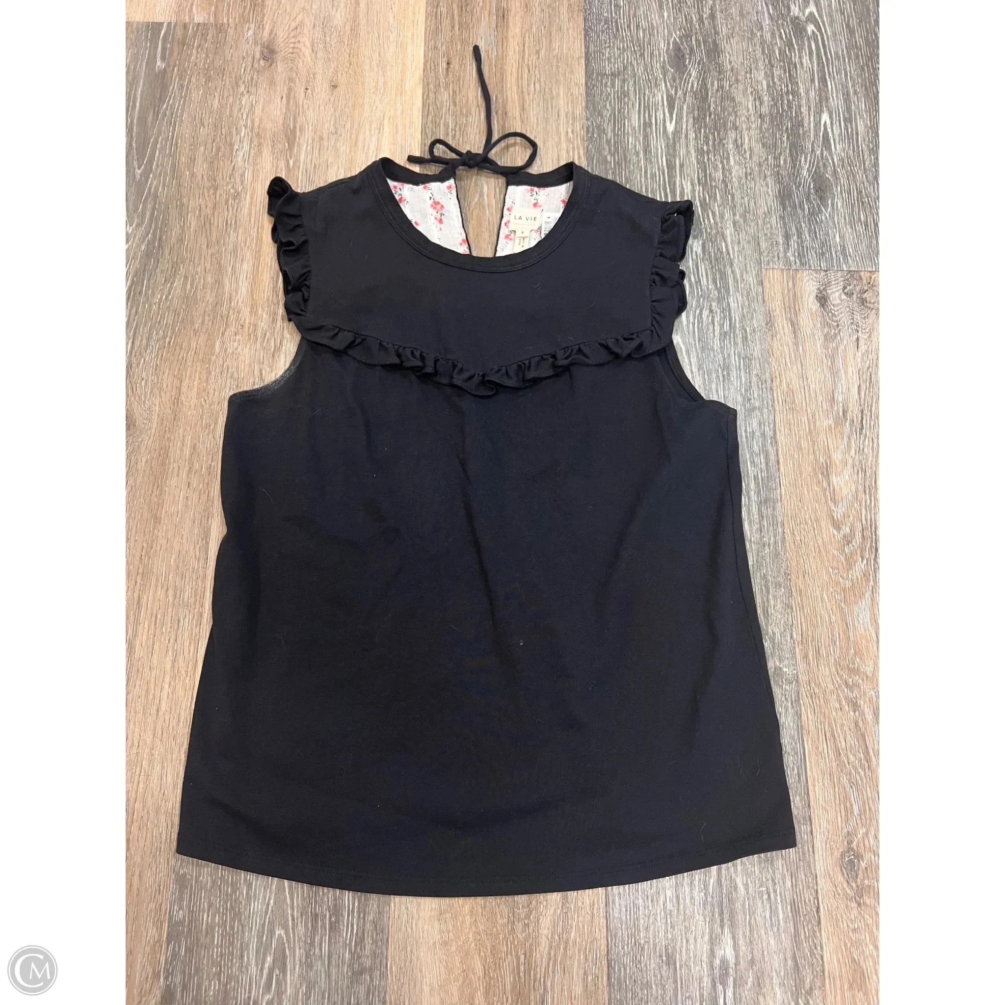 Tank Top By Rebecca Taylor In Black, Size: S Built In Filter Layer StainRepellentCoating