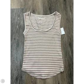 Tank Top By We The Free In Striped Pattern, Size: S Loose Tee Curved Hem Design