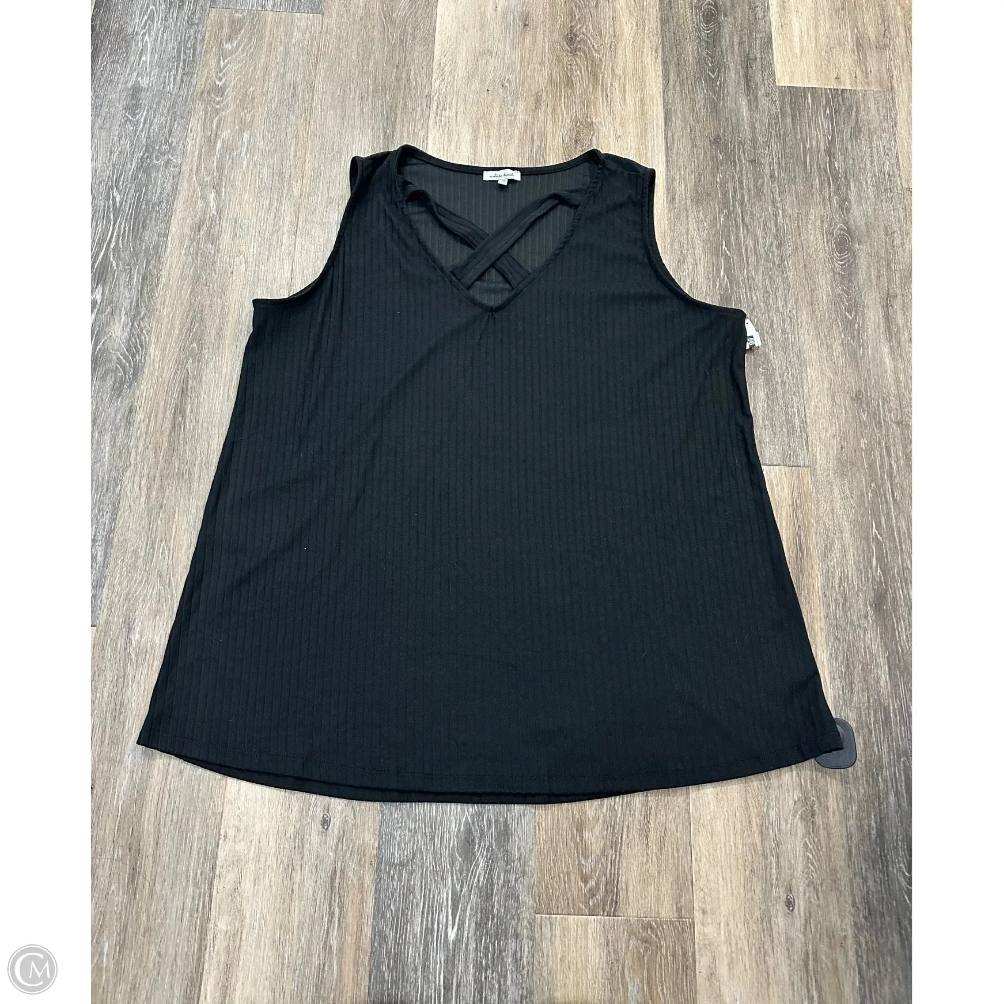 Tank Top By White Birch In Black, Size: 2x Soft Wool
