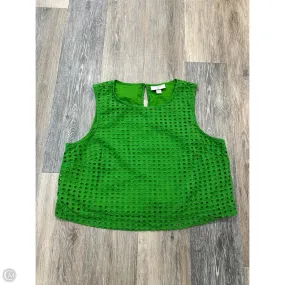 NonRestrictive Armholes Tank Top Designer By Kate Spade In Green, Size: L