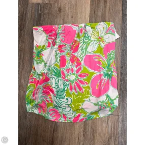 Flexible Knit Blend Multi Panel Design Tank Top Designer By Lilly Pulitzer In Multi-colored, Size: M