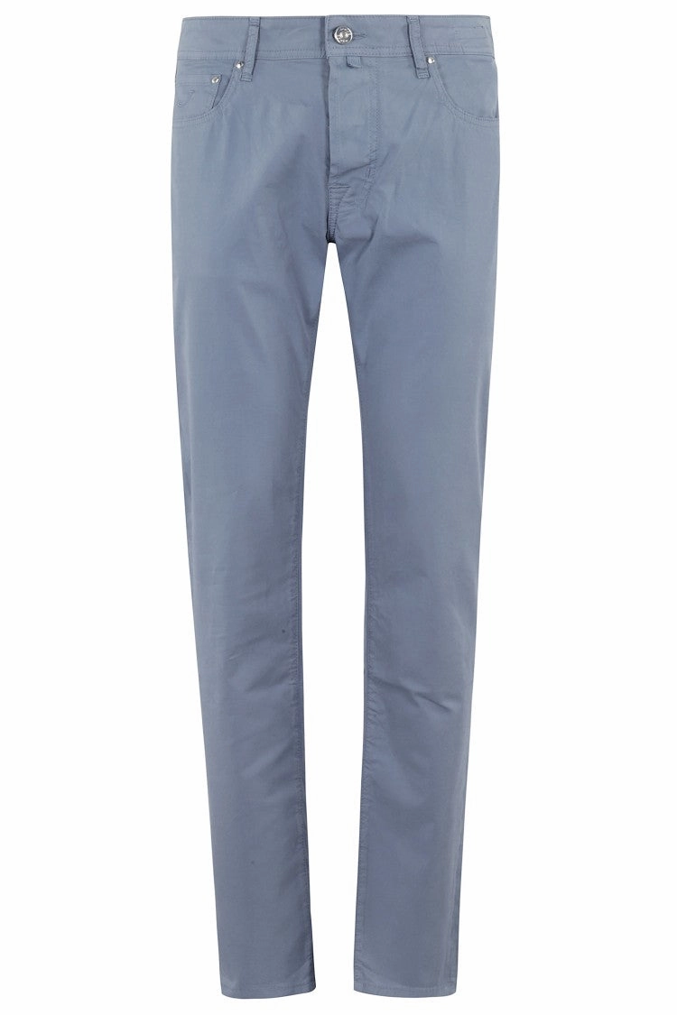Tapered Pants In Stretch Gabardine Day Ready Abrasion Resistant Surface