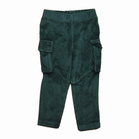 Tea Unisex Teal Casual Pants Elastic Cuff