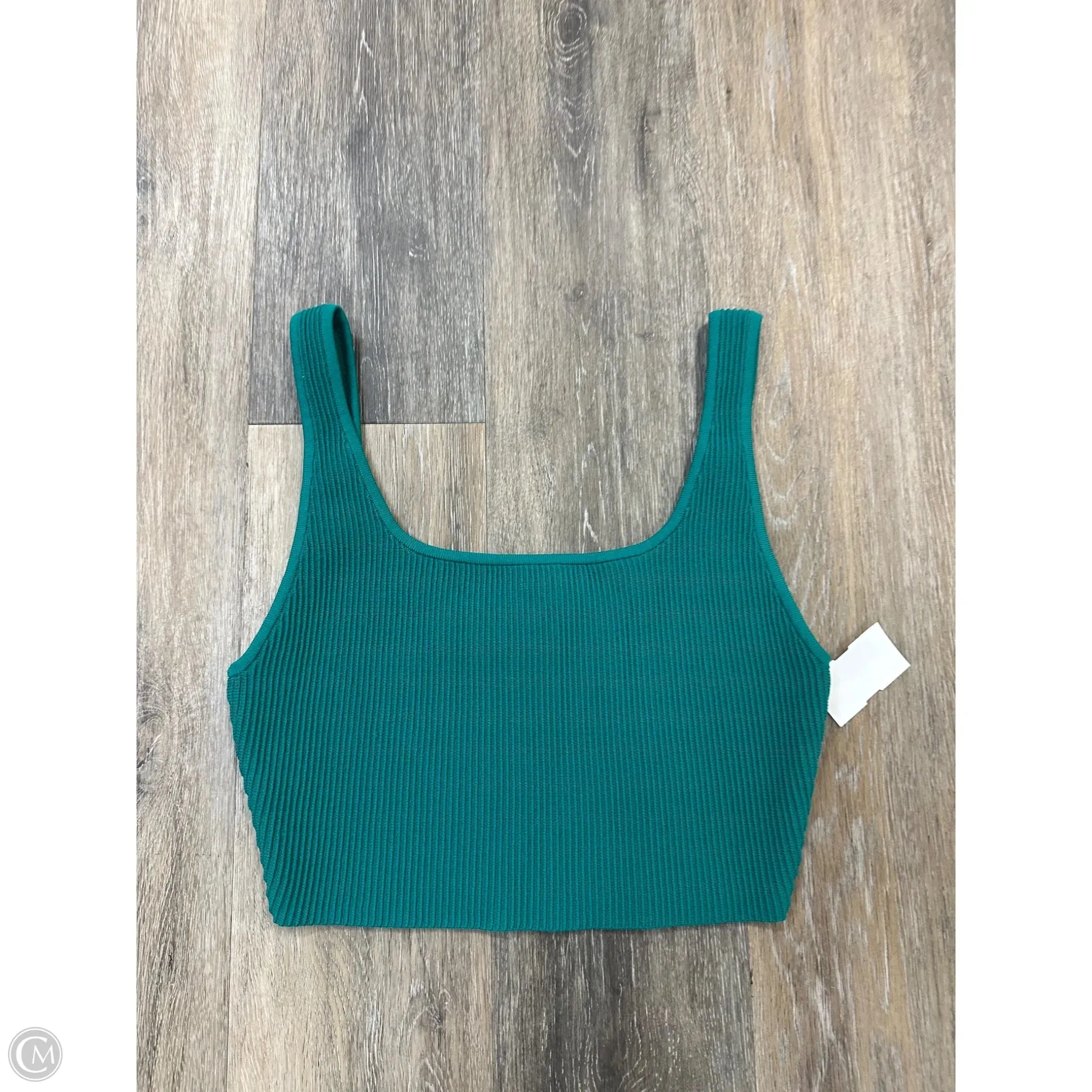 Tank Top By Babaton In Teal, Size: M Layered Placket Design