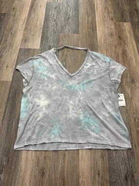 Tie Dye Print Top Short Sleeve We The Free, Size L Printed top AntiStaticFinish