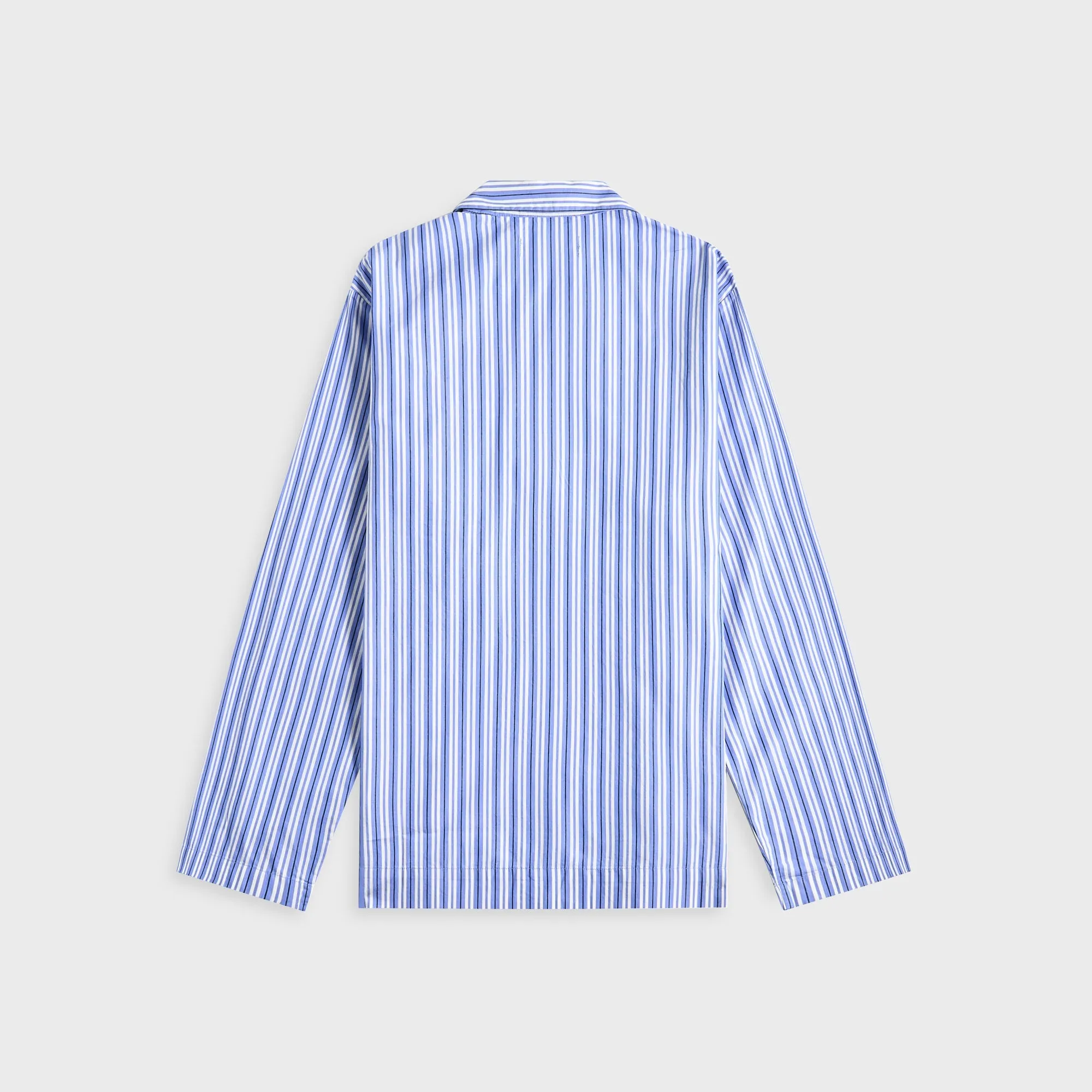 Breathable Material Tekla Cotton Poplin Pyjama Shirt - Penny Stripes