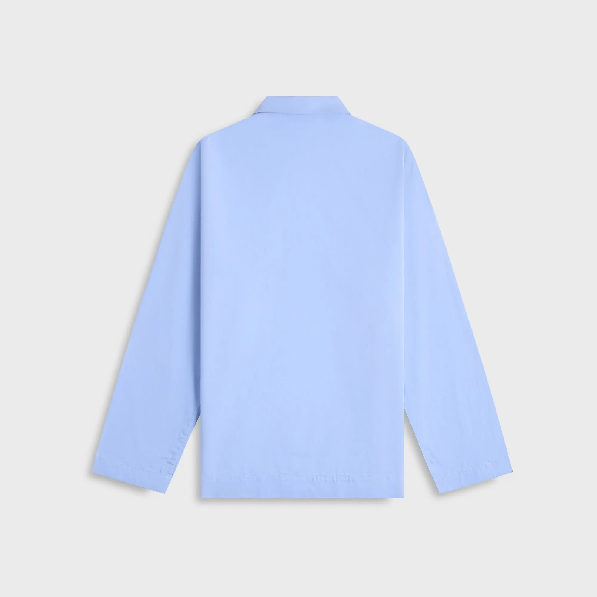 Tekla Poplin Long Sleeve Pyjama Shirt - Solid Cornflower Dynamic Design