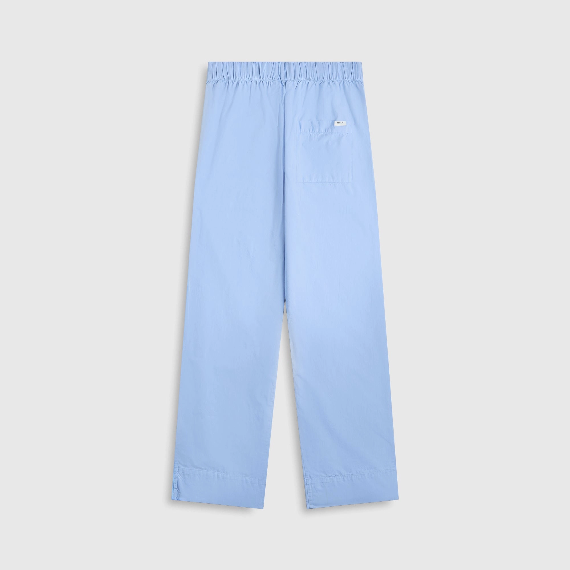 Tekla Poplin Pyjama Pant - Solid Cornflower Blue Neutral Tone