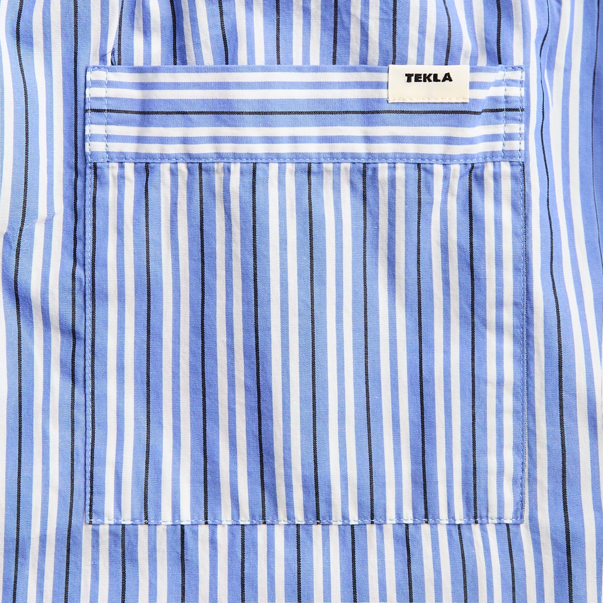 Flexible Seam Outfit Staple Tekla Poplin Pyjama Pants - Penny Stripes