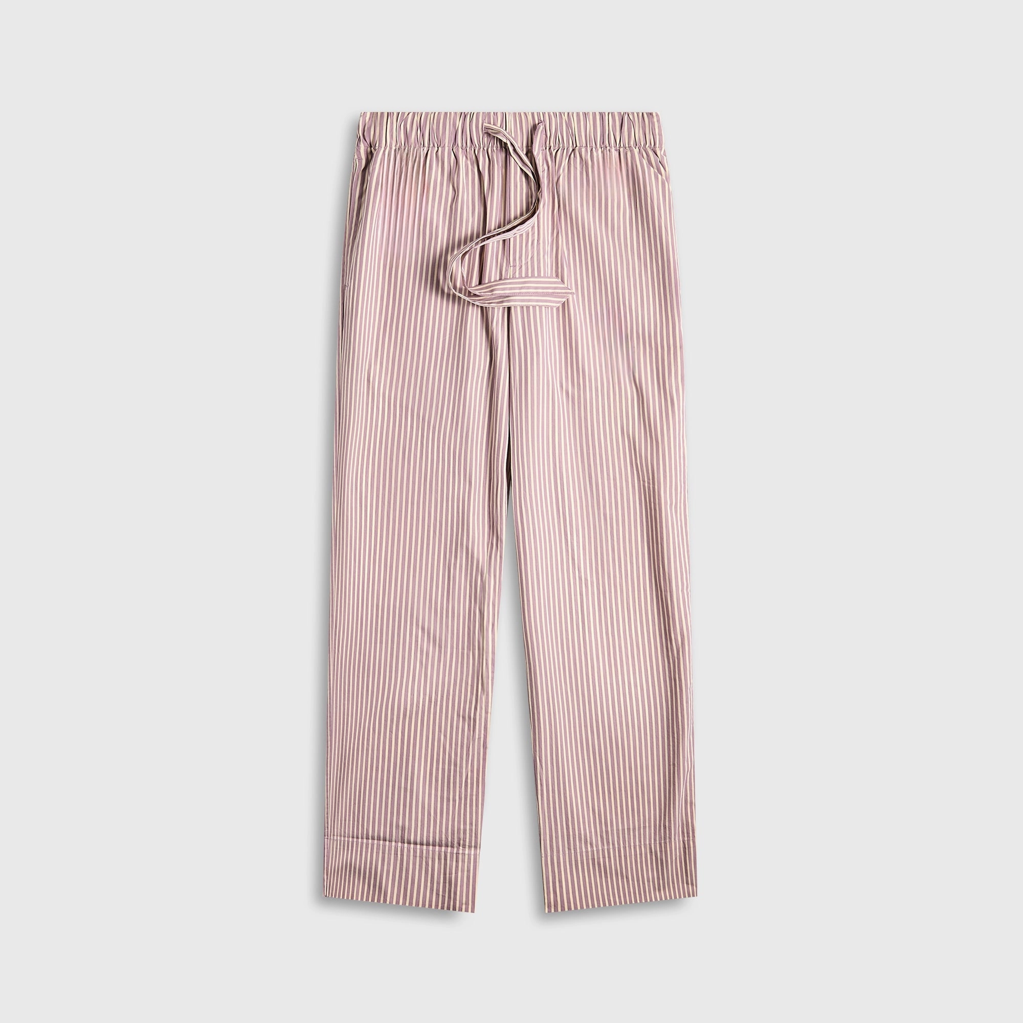High Waist Tekla Poplin Pyjamas Pants - Skipper Stripes