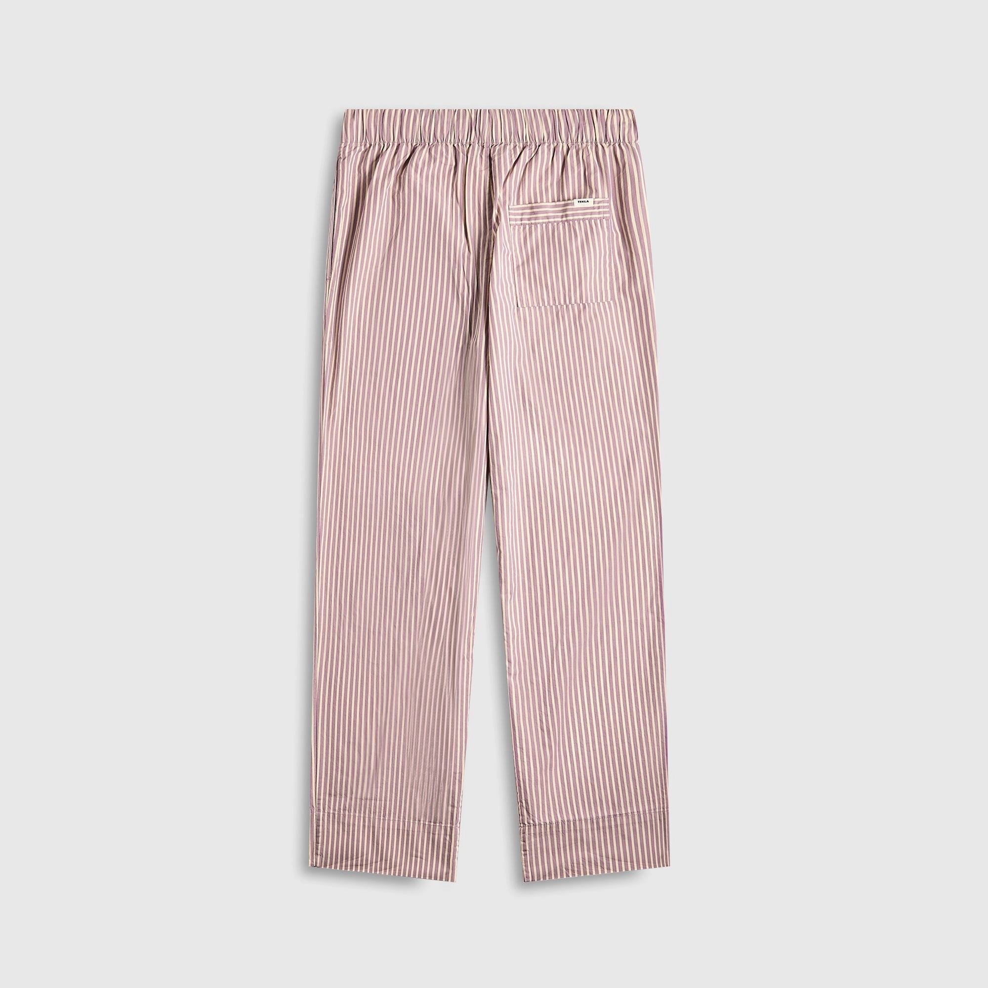 Minimal Look Relaxed Comfort Look Tekla Poplin Pyjamas Pants - Skipper Stripes