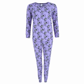 Multi Directional Stretch Women's Panda Print Pajama Jogger Set