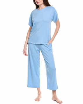 N Natori 2pc Soothe Pajama Set Non Restrictive Waistband Hypoallergenic fabric
