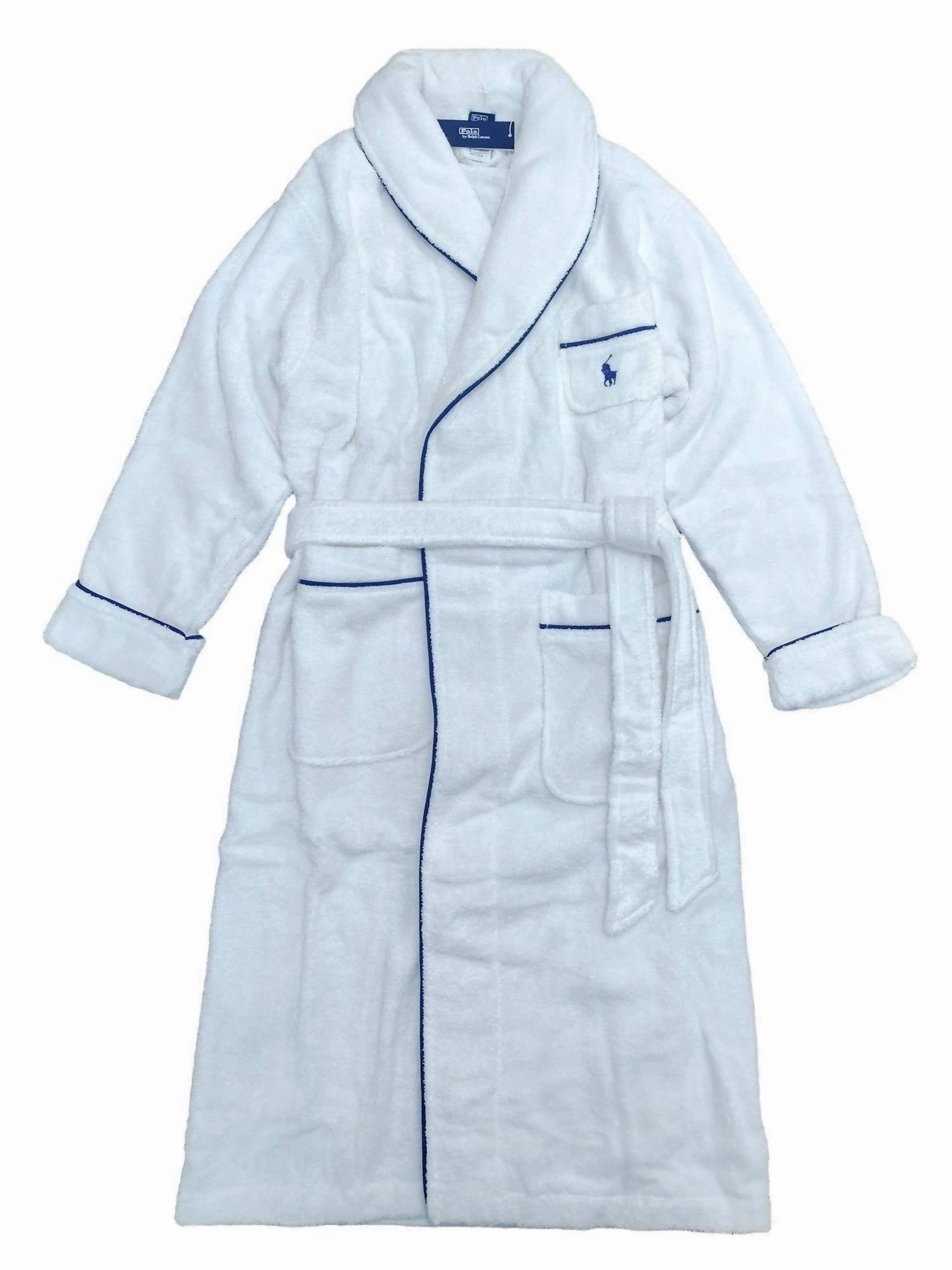 OdorResistant Technology Women's Essentials Cotton Robe In White Cloud