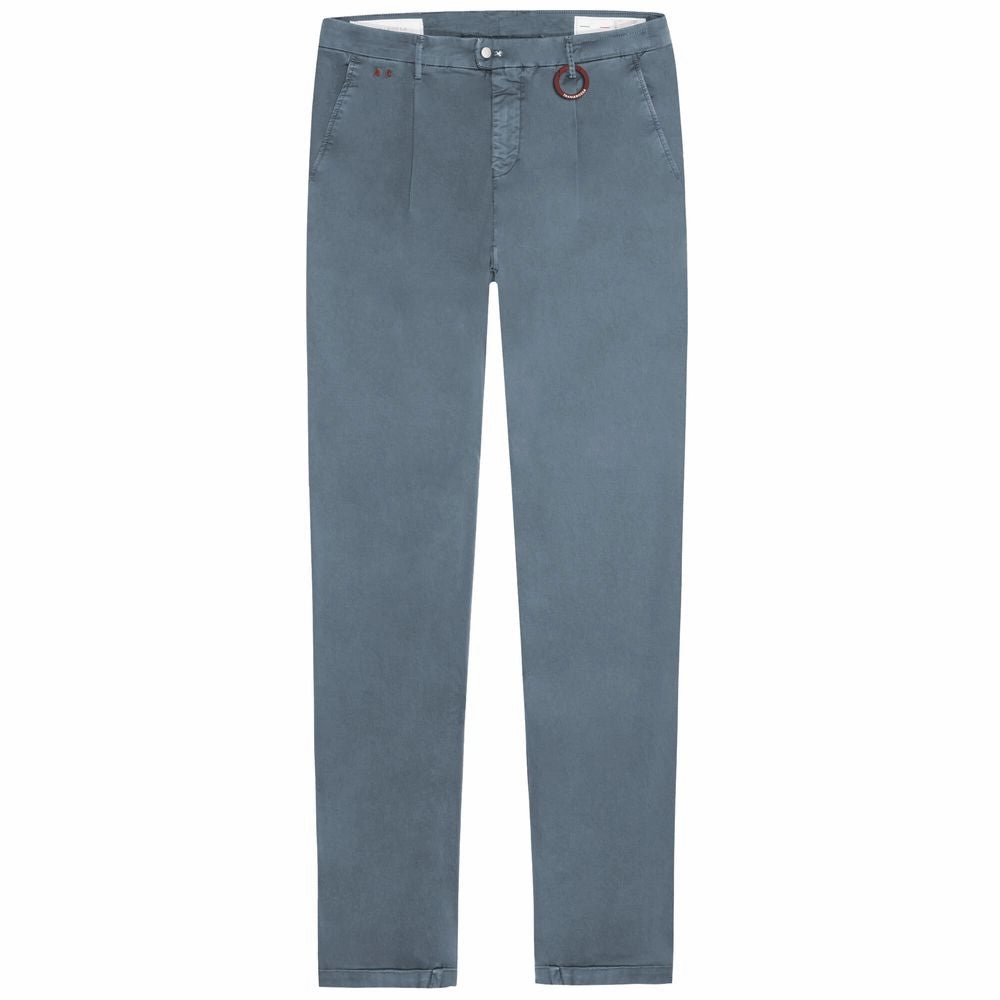 Tramarossa blue Cotton Jeans & Men's Pant Party Look Earthy