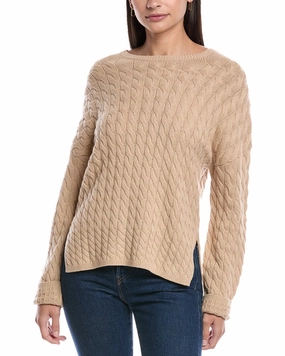 Gym Wear Theory Karina Cable Wool & Cashmere-Blend Sweater Anti Pilling