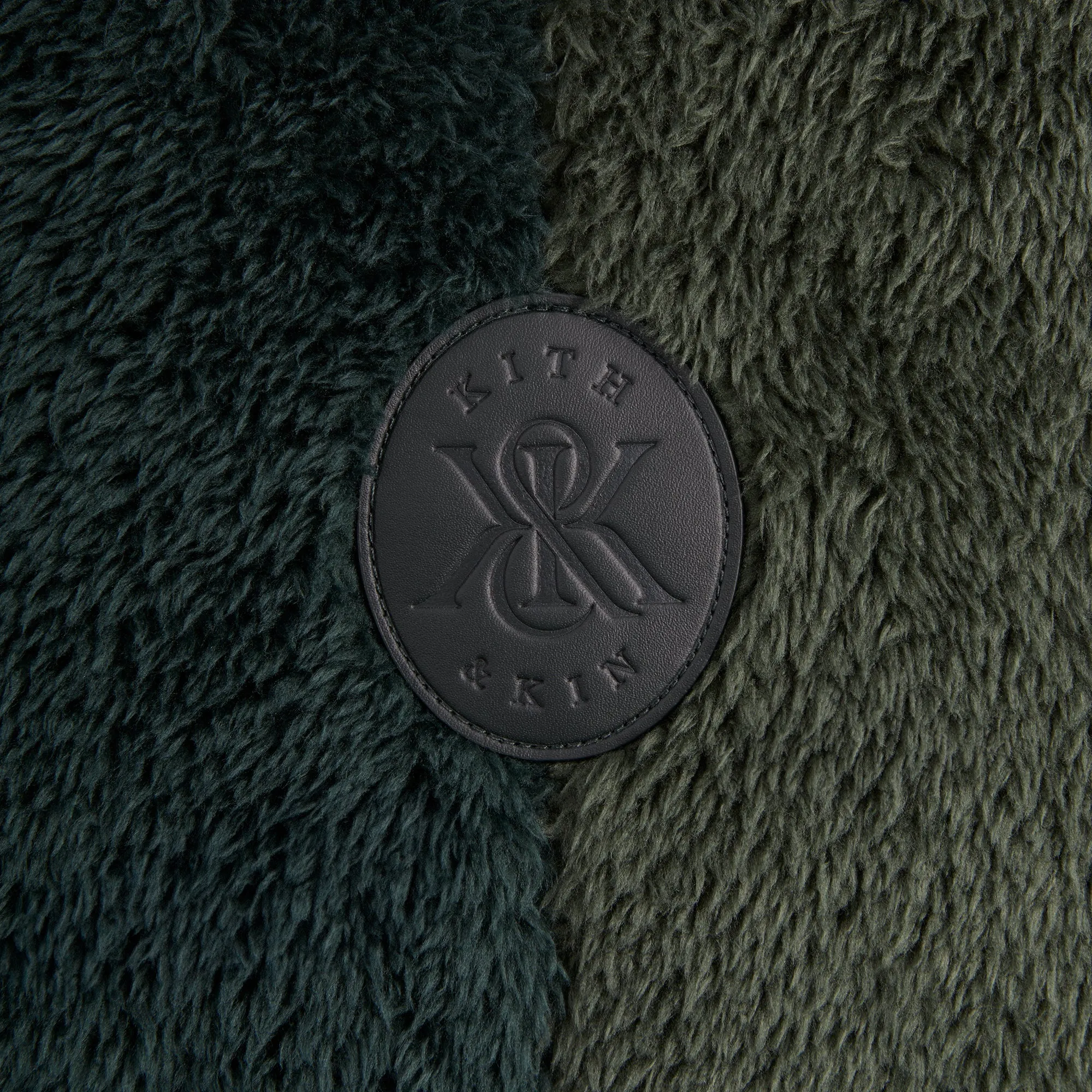 Comfort core Distressed finish Kith Color-Blocked Plush Hoodie - Stadium